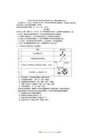 北京市中关村中学2025～2026学年高三上开学考试化学试卷(无答案)
