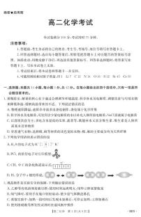 金太阳河南省2024-2025学年高二下学期6月百万大联考化学试卷+答案