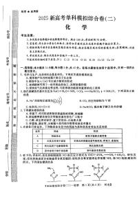 河北省2025届高三上学期新高考单科模拟综合卷（二）化学试卷+答案