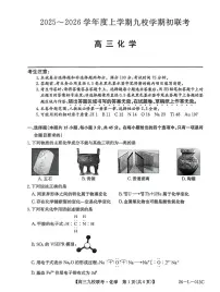 黑龙江省齐齐哈尔市龙西北高中名校联盟2025-2026学年高三上学期开学考试化学试题含答案