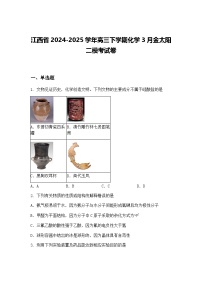 江西省2024-2025学年高三下学期化学3月金太阳二模考试卷（含答案解析）