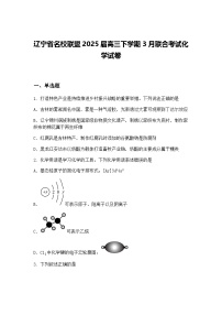 辽宁省名校联盟2025届高三下学期3月联合考试化学试卷（含答案解析）