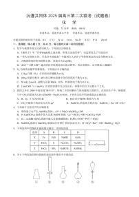 2025届湖南省沅澧共同体高三下学期11月第二次联考-化学试题（含答案）