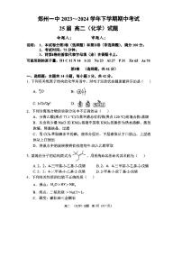河南省郑州市第一中学2023-2024学年高二下学期期中考试化学试题