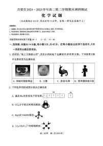 山西省吕梁市2024-2025学年高二下学期期末调研测试化学试题（含答案）