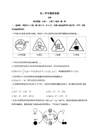 安徽省阜阳市临泉县第二中学2025~2026学年高二上学期开学摸底考化学试题（含答案）