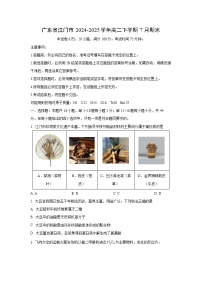 广东省江门市2024-2025学年高二下学期7月期末化学试卷（学生版）