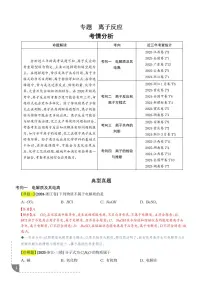 离子反应练习含答案--2026年高考化学必刷一轮