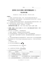 湖南省岳阳市2025届高三上学期教学质量监测（一）-化学试卷（含答案）