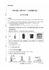河南省TOP二十名校2025-2026学年高三上学期10月调研考试（一）化学试题