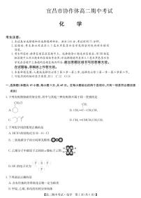 湖北省宜昌市协作体2024-2025学年高二下学期期中化学试卷+答案