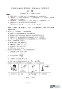 广西壮族自治区河池市2024-2025学年高一上学期1月期末考试化学试卷+答案