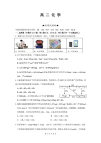 湖北省武汉市重点中学联考2025-2026学年高二上学期10月考试化学试卷