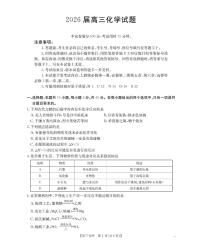 四川省金太阳2026届高三上学期10月联考（26-38C）化学试题+答案