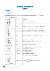 2026年高考化学一轮复习考点训练 化学微型实验（学生版+解析版）