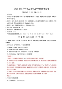 2025-2026学年高二化学上学期期中模拟卷（新高考通用，15+4）