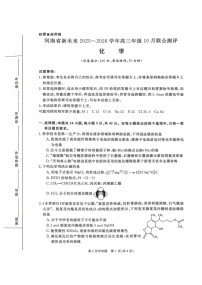 河南省新未来2025-2026学年高三上学期10月联合考试化学试卷