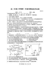 江西省南昌市江西师范大学附属中学2025-2026学年高二上学期10月第一次素养测试 化学试题（月考）