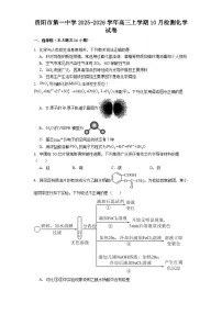 贵阳市第一中学2025-2026学年高三上学期10月检测化学试卷