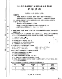 广西壮族自治区崇左市2024-2025学年高二上学期1月期末考试化学试卷
