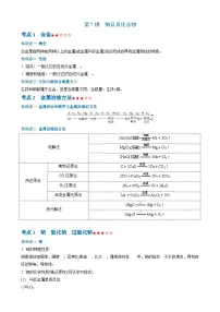 【精准备考】（2019人教版）2026年高考化学一轮复习（知识点梳理+真题挑战）第7讲　钠及其化合物