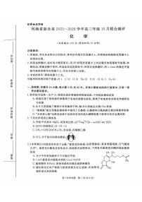 河南省新未来2025-2026学年高三上学期10月联合测评化学试题（含答案）