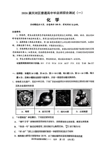 广州天河区2026届高三上学期综合测试（一）化学试题+答案含答案解析