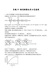 备战2026年高考近五年(2021-2025)高考化学真题分类汇编(江苏专用)专题10物质的转化与工艺流程(原卷版+解析版)