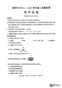 河南洛阳市2024-2025学年6月高二质量检测化学试卷+答案