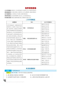 2026年高考化学一轮复习考点训练 化学实验基础（学生版+解析版）