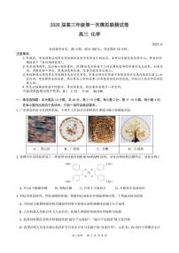 广东省深圳市2026届高三上学期11月第一次模拟联测化学试题（PDF版附答案）