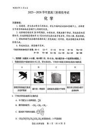 三门峡市2025—2026学年度高三上学期（11月）阶段性考试化学试题（含答案）