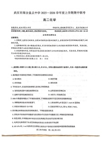 湖北省武汉市部分重点中学联考2025-2026学年高二上学期期中考试化学试卷