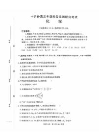 湖南2026届金太阳十月份高三年级上学期阶段监测联合考试化学试卷（含答案）