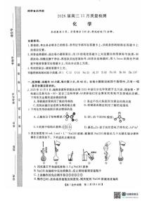 湖南省名校联盟2026届高三上学期11月质量检测试题 化学 PDF版含解析