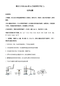 重庆市第八中学校2025-2026学年高三上学期10月月考化学试卷（含答案）