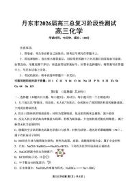 辽宁省丹东市2026届高三上学期总复习阶段测试化学试卷（无答案）