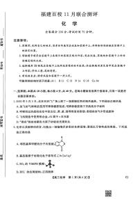 福建省百校联考2026届高三上学期11月考化学试题+答案