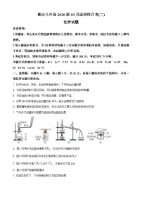 重庆市第八中学2026届高三上学期10月月考化学试题（Word版附解析）