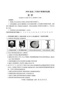 河北省琢名小渔名校联考2025-2026学年高三上学期11月期中考试化学试卷