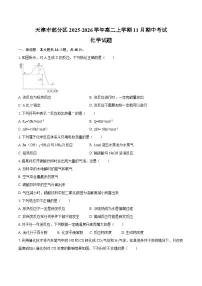 天津市部分区2025-2026学年高二上学期11月期中考试化学试题(含答案)