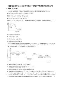 安徽省合肥市2024-2025学年高二下学期开学适应性模拟测试化学练习卷-A4