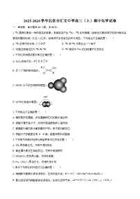 北京汇文中学2025-2026学年高三上学期期中考试化学试题（含答案）