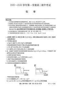 安徽省县中联盟2025-2026学年第一学期高二期中考试化学试卷（含答案）