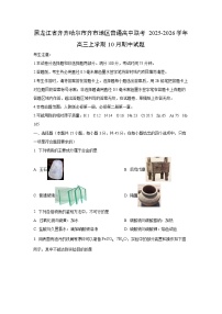 黑龙江省齐齐哈尔市齐市地区普通高中联考2025-2026学年高三上学期10月期中化学试卷（学生版）