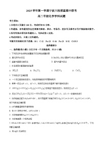 浙江省宁波六校联盟2025-2026学年高二上学期11月期中联考化学试题（Word版附解析）