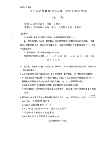 辽宁省名校联盟2025-2026学年高三上学期12月考试化学试卷