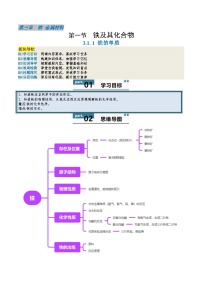 人教版 (2019)必修 第一册铁及其化合物第1课时课后测评