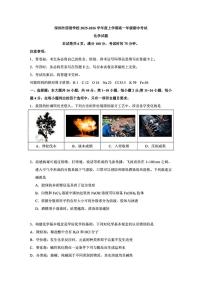 深圳市外国语学校2025-2026学年高一上学期期中化学试题+答案