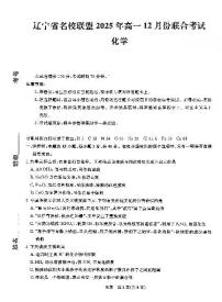 辽宁省名校联盟2025-2026学年第一学期高一化学2025年12月联合考试试卷（含答案及解析）